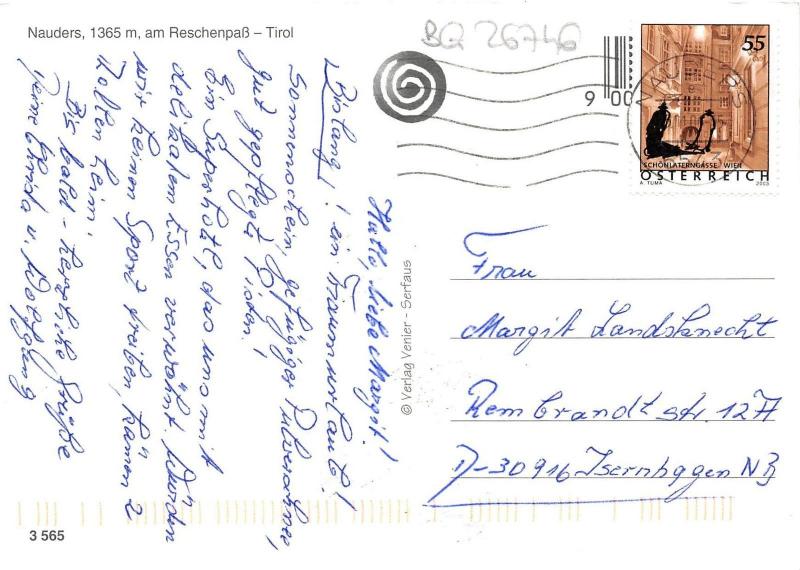 BG26746 am reschenpass  nauders  tirol austria