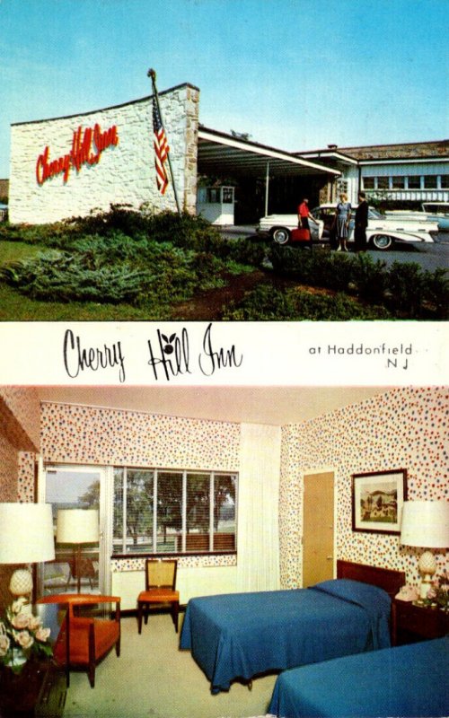 New Jersey Haddonfield The Cherry Hill Inn Split View 1963