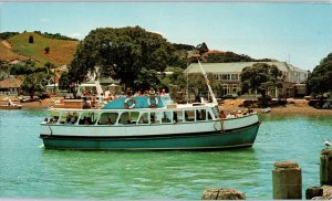 Ferry Ride New Zealand Postcard