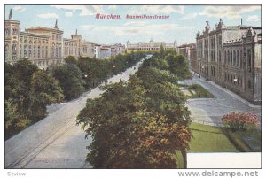 Maximilianstrasse, MUNCHEN (Bavaria), Germany, 1900-1910s