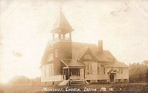 Easton ME Methodist Church Photo By W. A. MacPherson, Real Photo Postcard