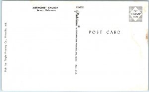 Postcard - Methodist Church, Lewes, Delaware, USA