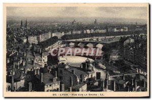 Old Postcard Lyon View Saone