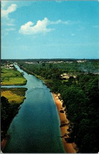 Vtg Rehoboth Delaware DE Lewes Canal Intra-coastal Waterway View Postcard