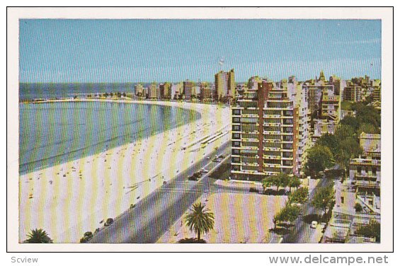 Playa Pocitos, Montevideo, Republica Oreintal del Uruguay, 40-60s