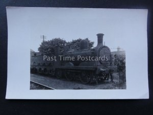 Steam Locomotive No.15 BARROW D.S.E. Railway at Bray Ireland Old RP Postcard