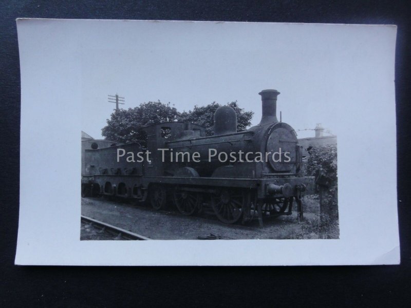 Steam Locomotive No.15 BARROW D.S.E. Railway at Bray Ireland Old RP Postcard