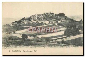 Old Postcard Vezelay General view
