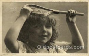 Merry MEG., No. 5374 Tennis 1906 internal crease bottom edge, postal used unk...