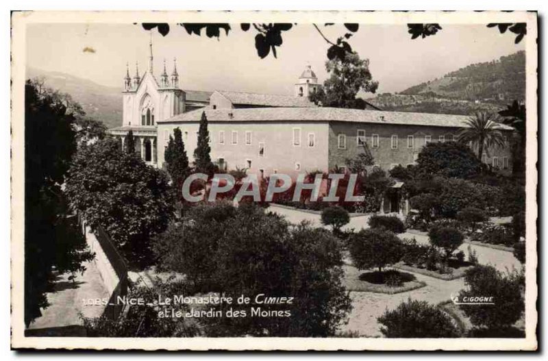 Nice Modern Postcard The Monastery of Cimiez and the Jardin des Moines