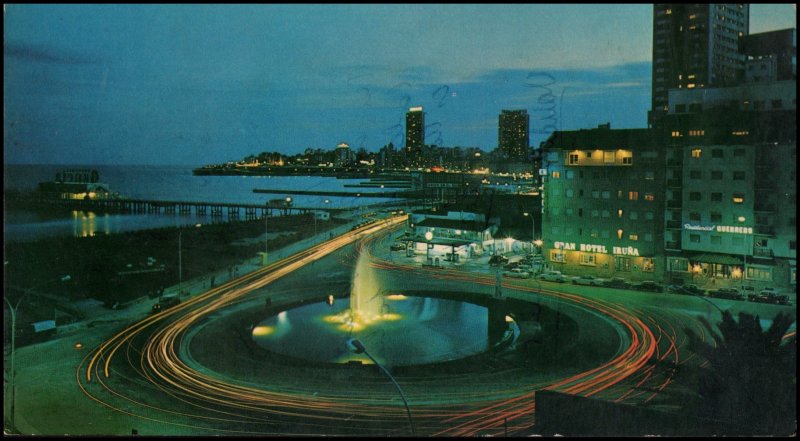 Argentina Post card - Mar del Plata, 1972 used