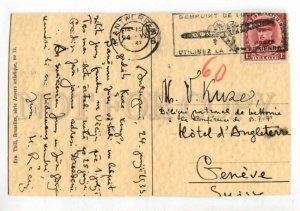 401606 BELGIUM ANVERS views 1933 year RPPC air post