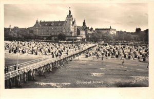 Lot190 ostseebad kolberg poland real photo