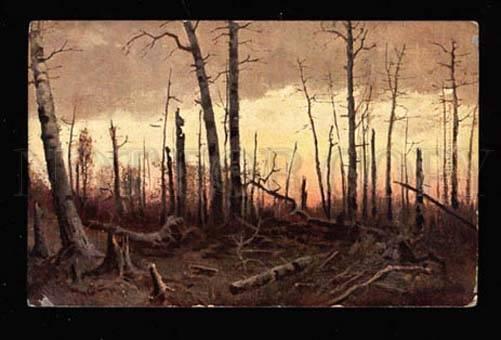 020183 Burnt Forest by SHISHKIN vintage Russian PC