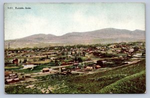 J96/ Pocatello Idaho Postcard c1910 Birdseye Homes Stores  268