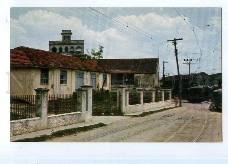 247307 CUBA HAVANA Casa Blanca TRAM Old photo postcard