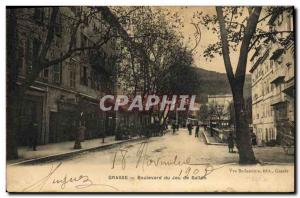 Old Postcard Grasse Boulevard Football ball game