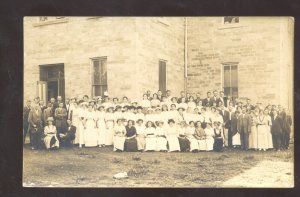 RPPC CHICAGO ILLINOIS DEARDORF INSTITUTE COMPANY WOMEN REAL PHOTO POSTCARD