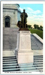 Postcard - The William McKinley Monument - Canton, Ohio