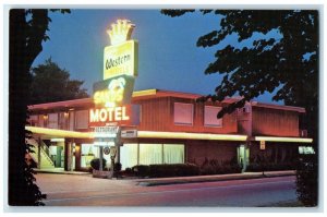 c1950's Sands Motel Restaurant Forth Smith Arkansas AR Unposted Vintage Postcard