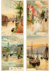 BELGIQUE BELGIUM LITHO LITHOGRAPHY 121 CPA Pre-1920