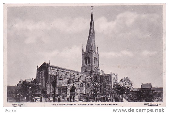 RP; The Crooked Spire, CHESTERFIELD PArish Church, Derbyshore, England, Unite...