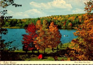 Michigan Indian Summer Scene 1972