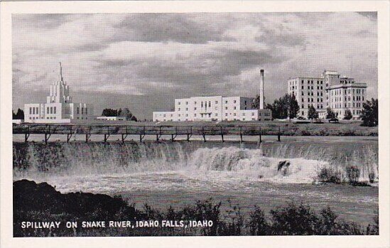 Spillway On Snake River Idaho Falls Idaho