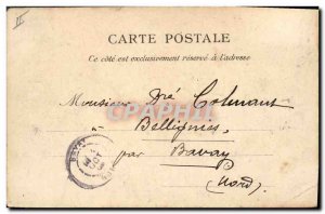 Old Postcard Boat Marseille The old port