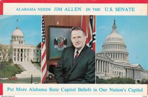 ALABAMA, 1950-60s; Alabama needs JIM ALLEN in the U.S. Senate