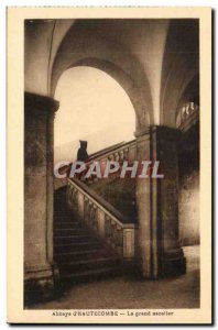 Aix les Bains - Abbaye d & # 39Hautecombe - Grand Staircase - Old Postcard