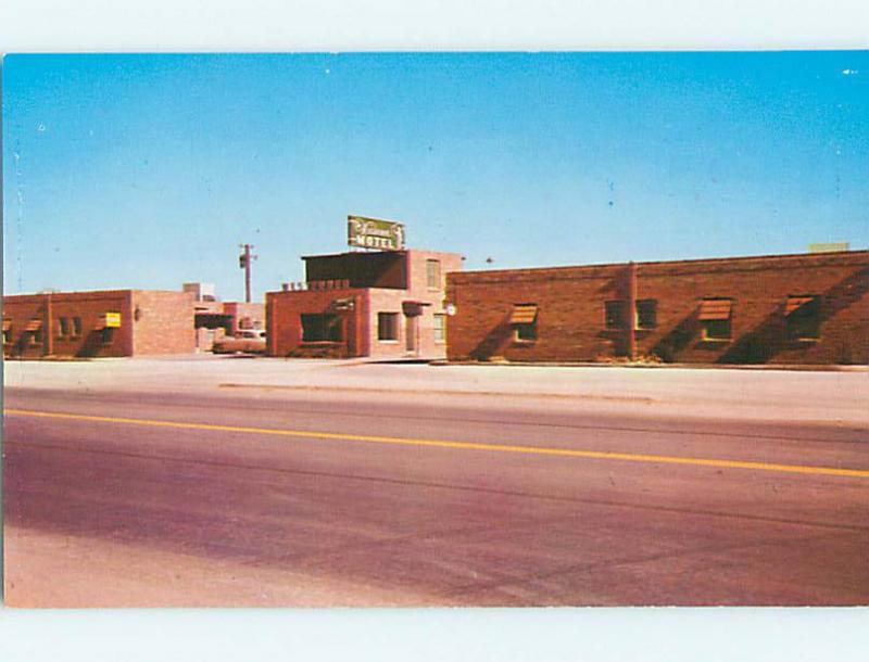 Unused 1950's OLD CARS & WESTERNER MOTEL Lamesa Texas TX s3694 United