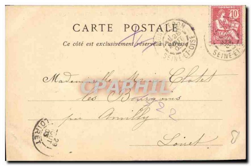 Old Postcard Chateau de Chantilly Prince of Conde House