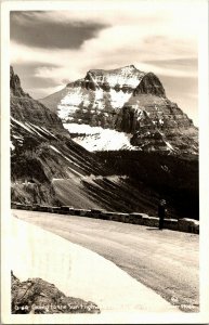 RPPC Going to the Sun Highway from Highway MT c1948 Vintage Postcard B39