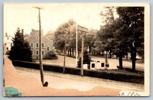 1958 RPPC  Strong  Maine   Postcard