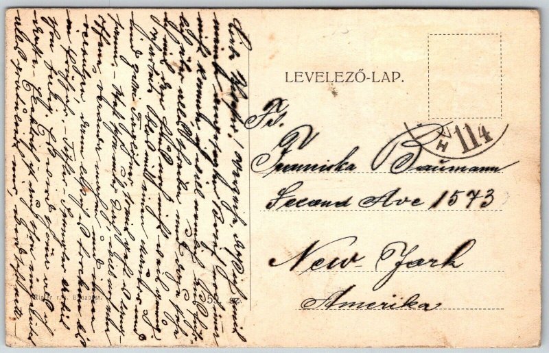 Budapest Hungary c1910 Postcard Halszbastya a Matyas Castle