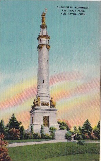 Soldiers Monument East Rock Park New Haven Connecticut