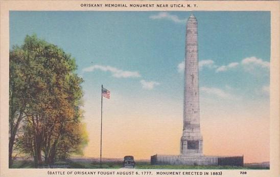 New York Utica Oriskany Memorial Monment