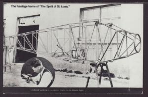 Fuselage Frame,Spirit of St Louis,Lindbergh Postcard