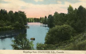 Canada - Quebec, Coaticook. Greetings