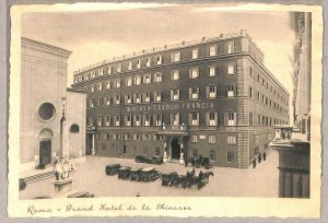 ab0198 - VINTAGE POSTCARD - ROME City: Grand Hotel de la Minerve-
