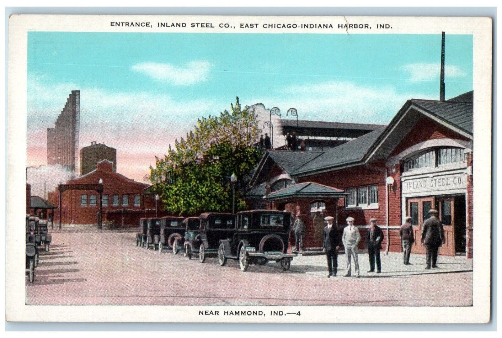 c1920 Entrance Inland Street Co. East Chicago Indiana Harbor Hammond IN