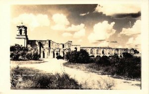 Real Photo, RPPC, Old Mission San Jose, San Antonio, Texas, TX, Old Postcard