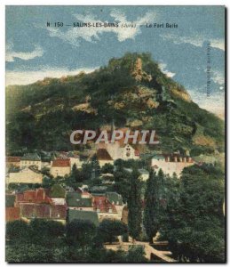 Old Postcard Salins les Bains Fort Belin