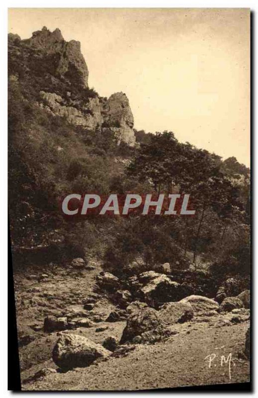 Old Postcard Fontaine De Vaucluse The Rocks And Bread Of Sugar