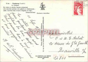 Postcard Modern Combourg I and V Le Chateau Its sad and severe fa�ade presented