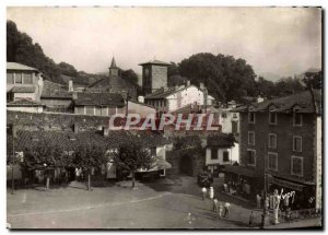 Modern Postcard Saint Jean Pied du Port Place Du Marche And Bell From & # 39E...