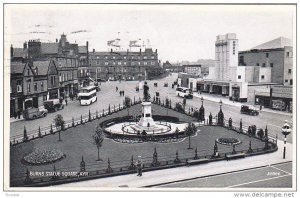 Burns Statue Square, AYR (Ayrshire), Scotland, UK, PU-1952