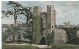 Warwickshire Postcard - Clock Tower - Warwick Castle  U217