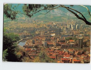 Postcard Partial view, Bilbao, Spain